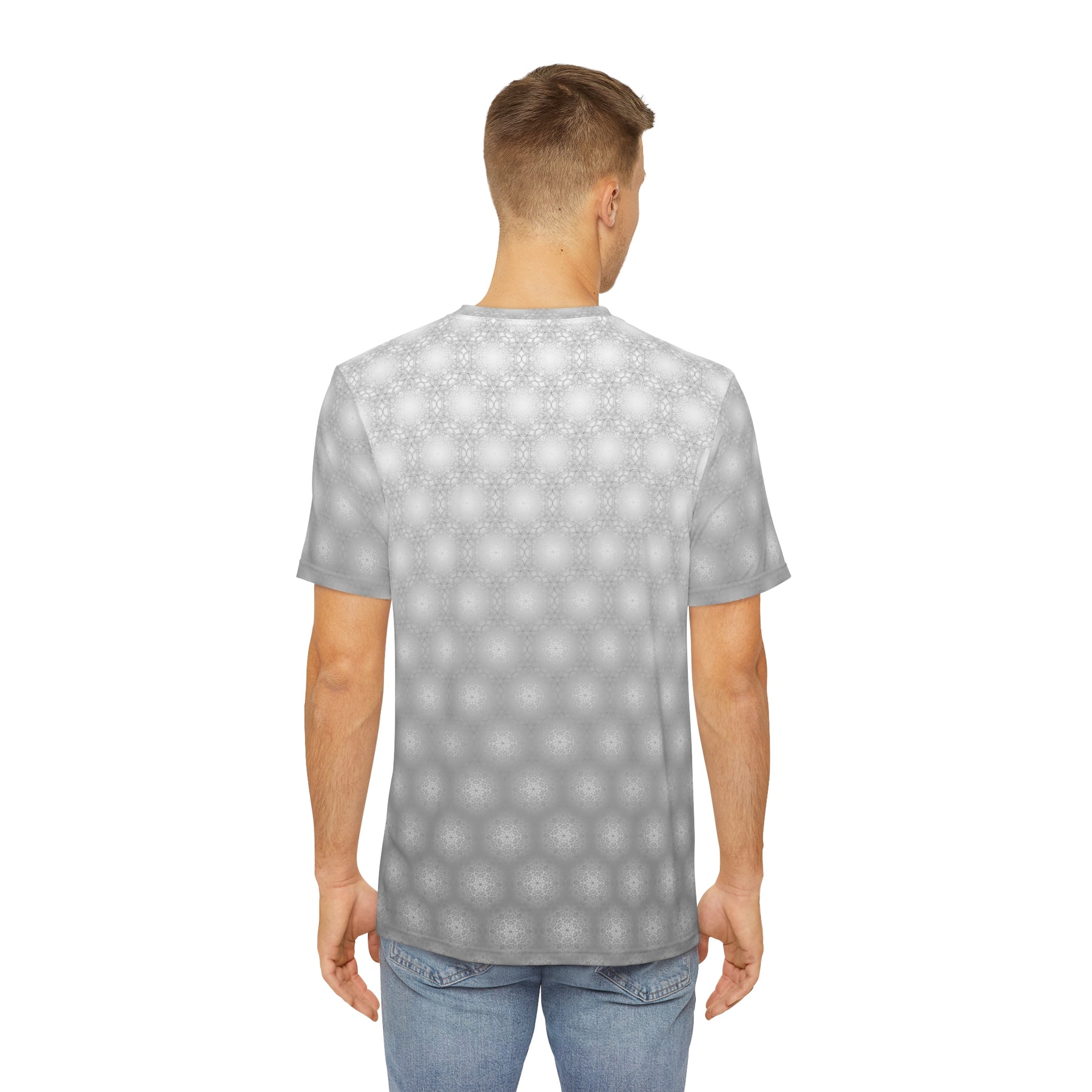 Metatrons Cube Fade - Men's Polyester Tee