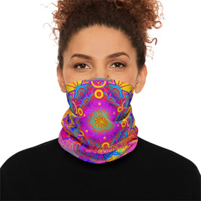 Psychedelic Mandala Neck Gaiter - Lightweight Stylish Face Covering for Outdoor Adventures