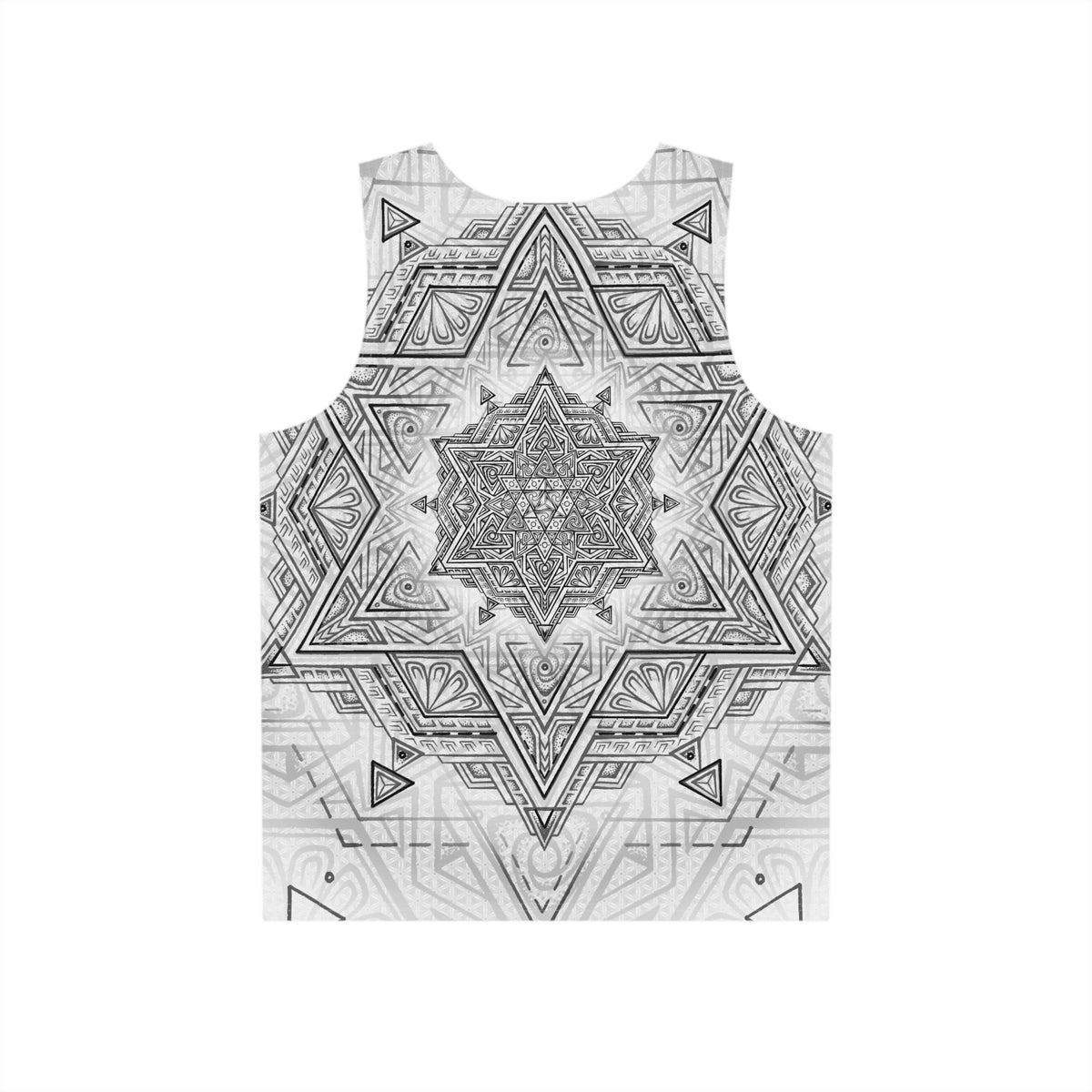 White Star Tetrahedron Men's Tank