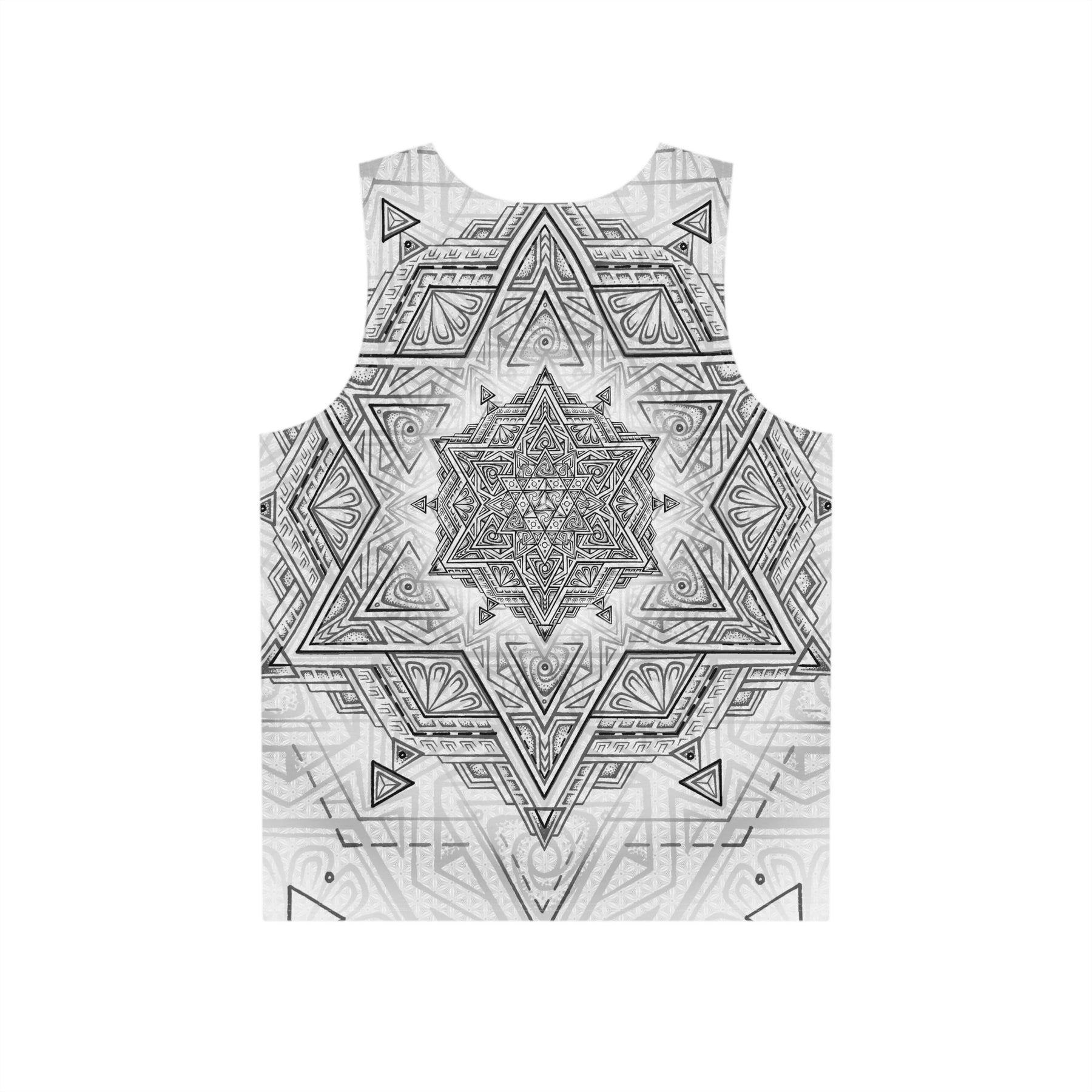 White Star Tetrahedron Men's Tank