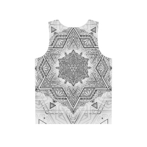 White Star Tetrahedron Men's Tank