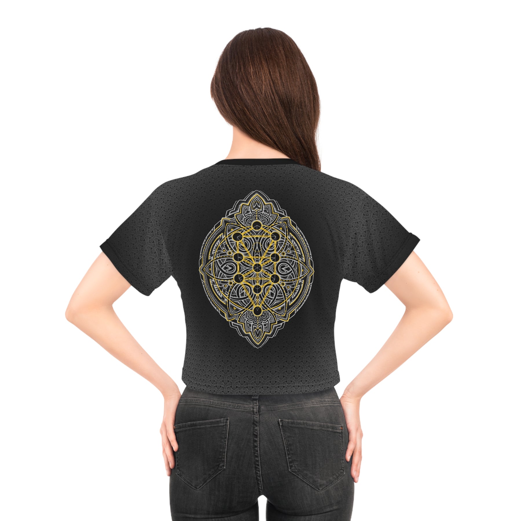 Flower of Life Crop Tee