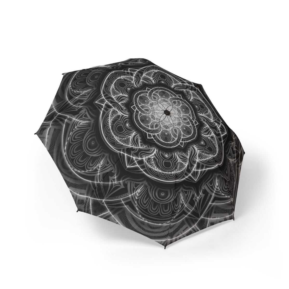 Flower of Life Mandala Automatic Foldable Umbrella