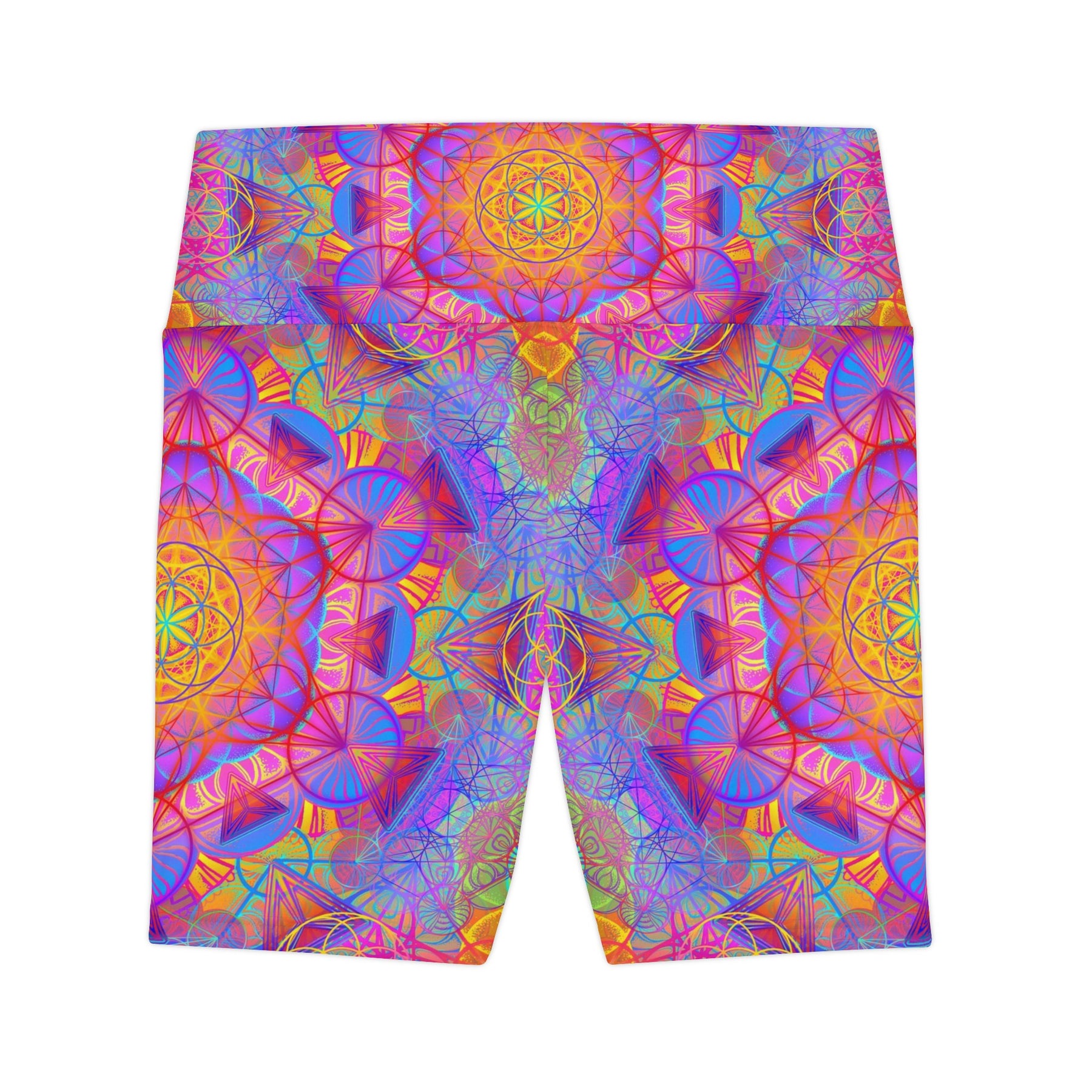 Psychedelic Mandala Workout Shorts