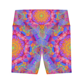 Psychedelic Mandala Workout Shorts