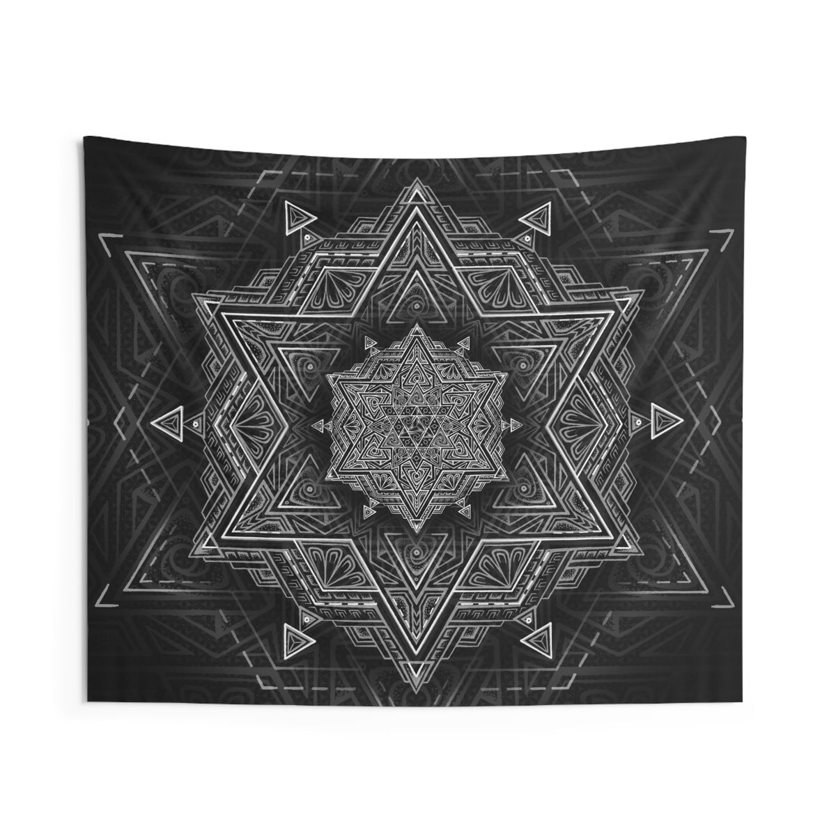 Star Tetrahedron Mandala - Wall Tapestry