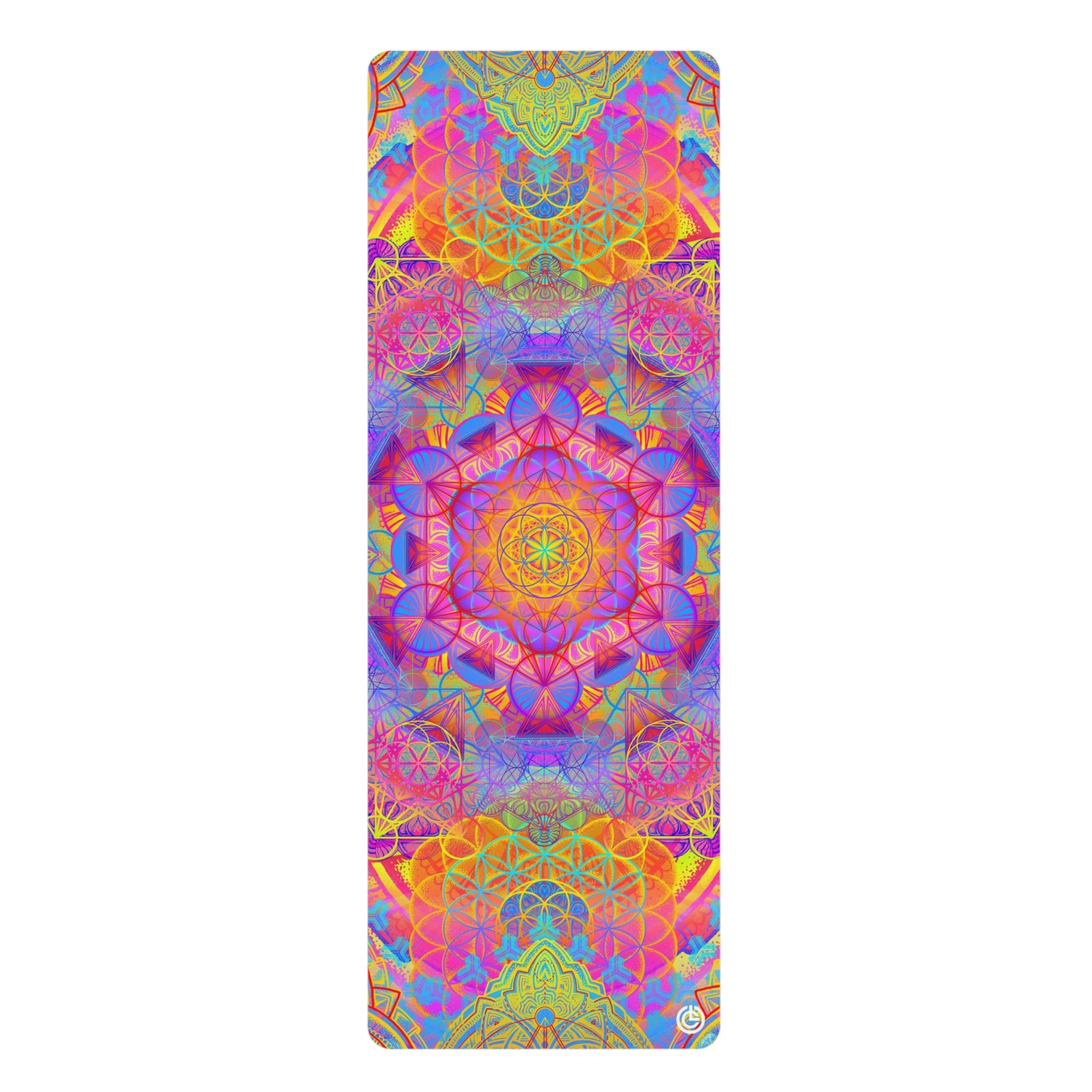 Copy of Bicycle Day Yoga Mat - Sacred Geometry Yoga Mat