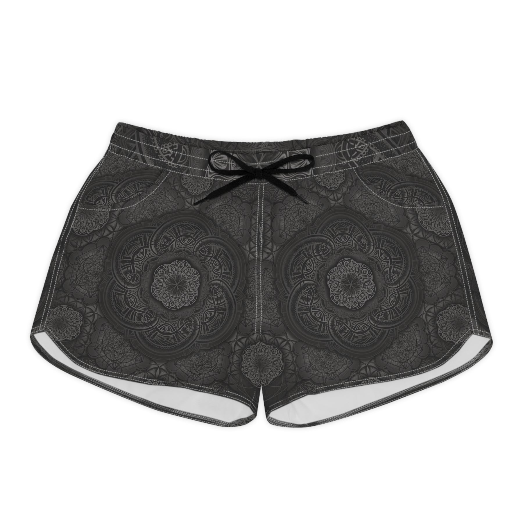 Blackout Mandala - Women's Casual Shorts