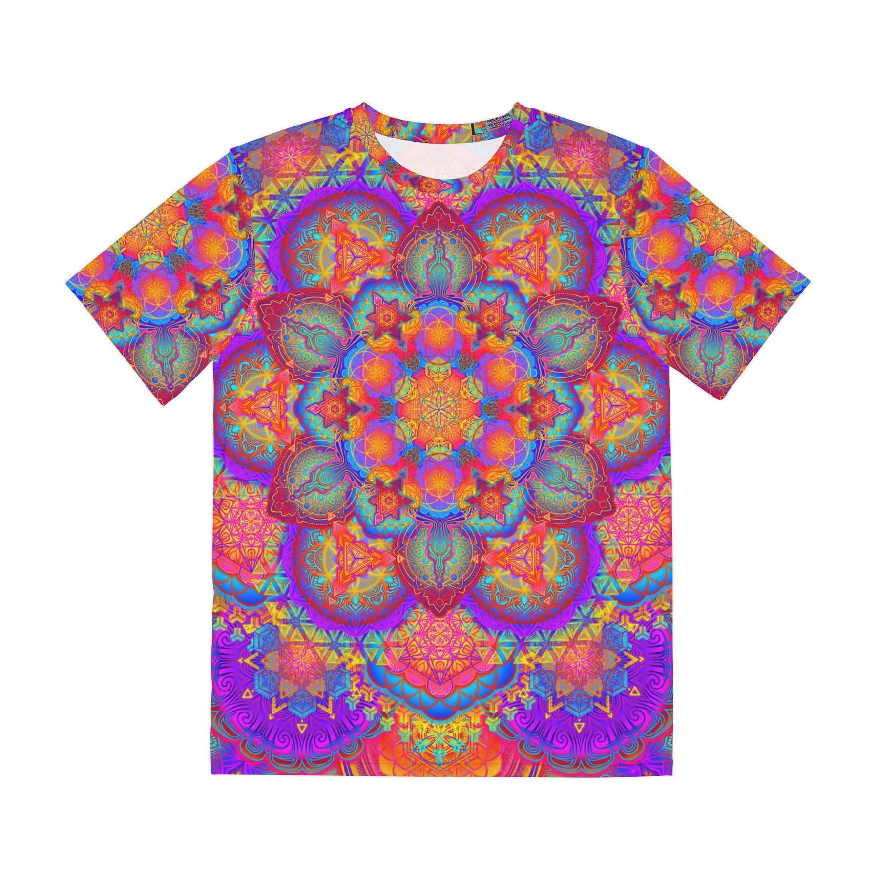 Psychedelic Mandala Mens T-Shirt