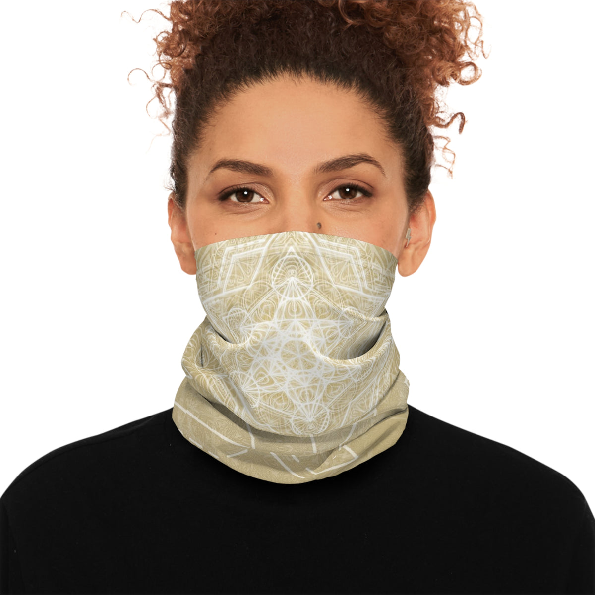 Sacred Geometry Mandala Neck Gaiter - Lightweight Stylish Face Covering for Outdoor Adventures