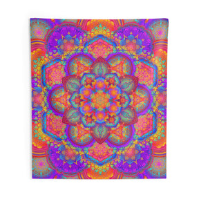 Psychedelia Mandala Wall Tapestry