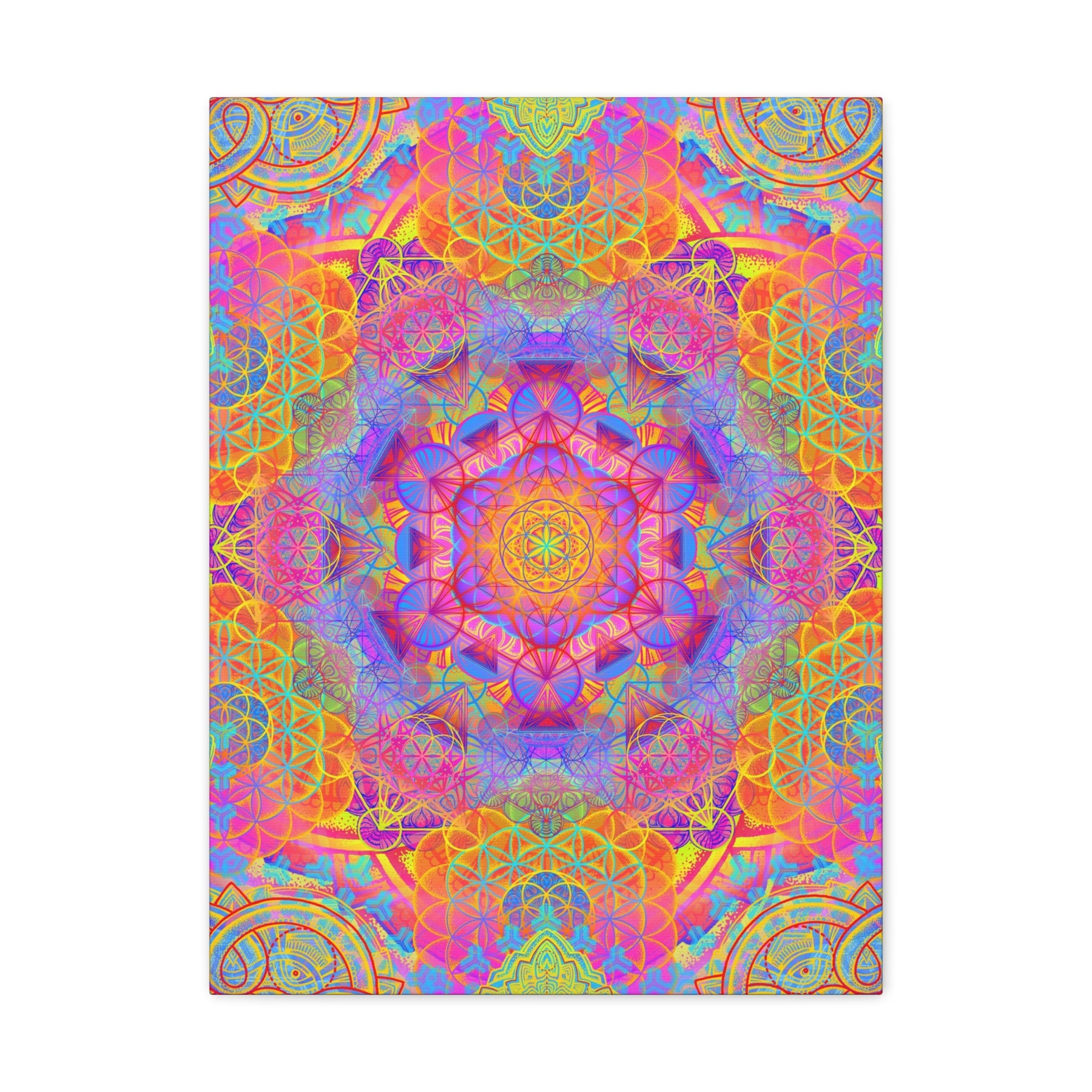 Sunrise Mandala Canvas Print