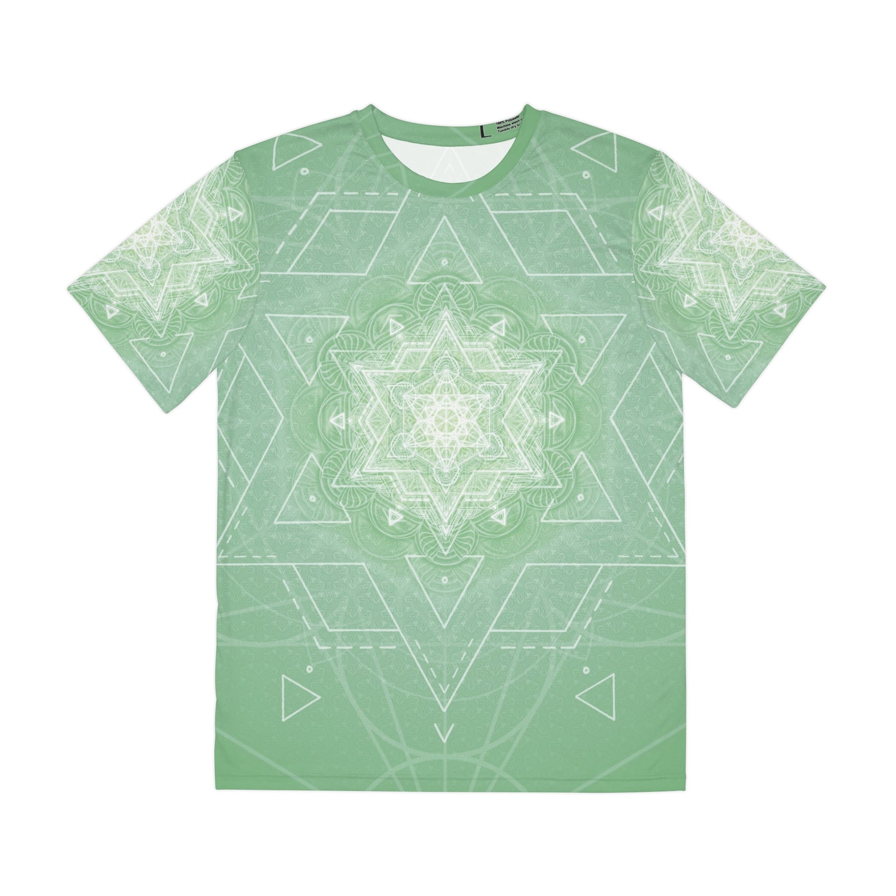 Mint Mandala - Men's Polyester Tee