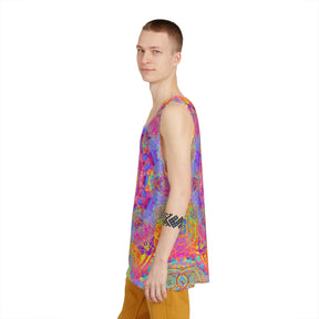 Psychedelic Flower of Life Men's Tank