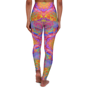 Sunrise Mandala - High Waisted Yoga Leggings