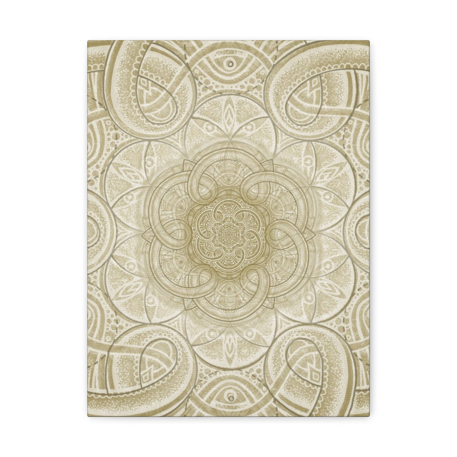 Sacred Geometry Mandala Canvas Print