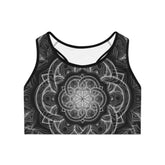 Flower of Life Mandala Sports Bra
