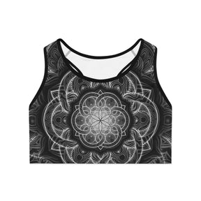 Flower of Life Mandala Sports Bra