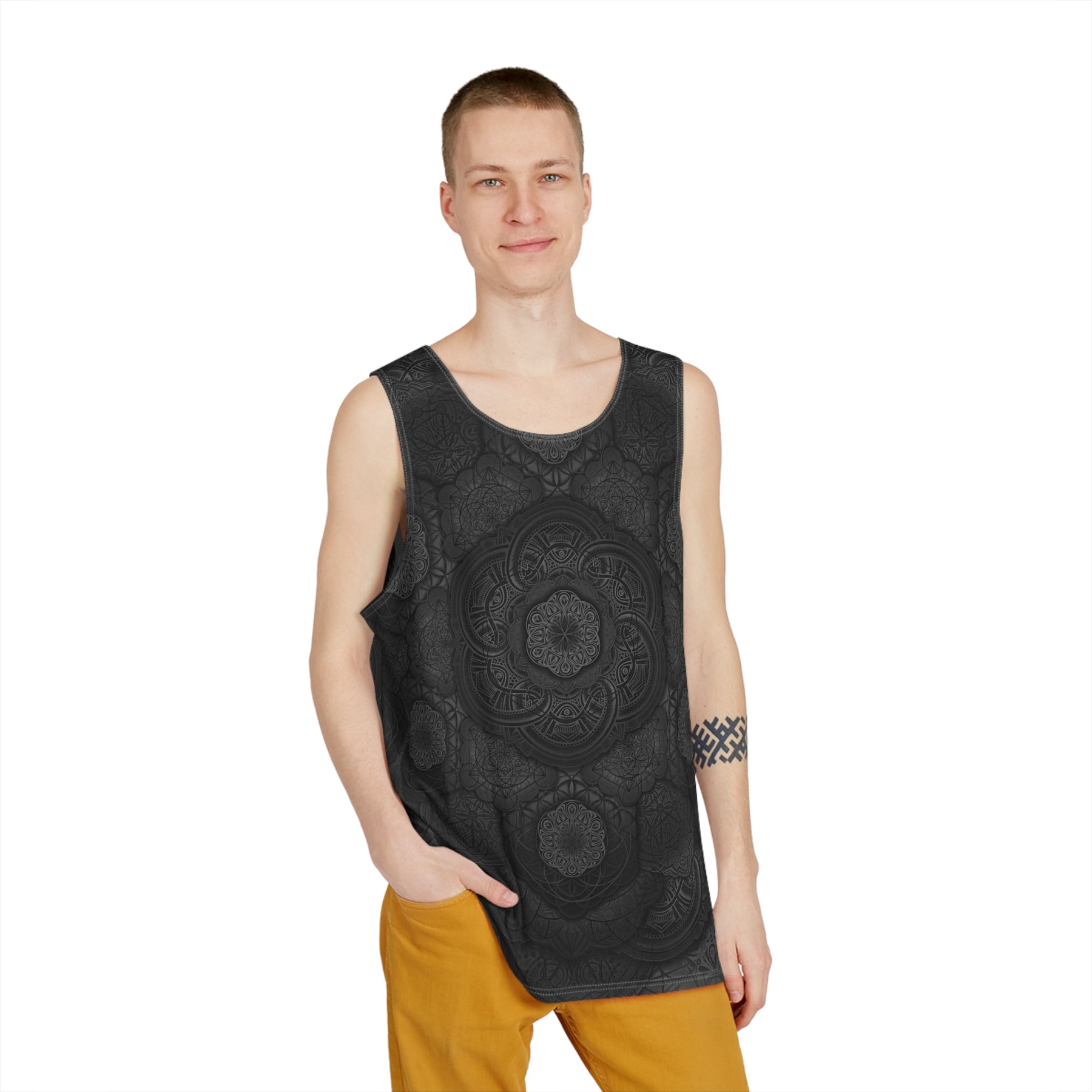 Blackout Mandala Men's Tank