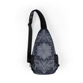 Star Tetrahedron Mandala Chest Bag