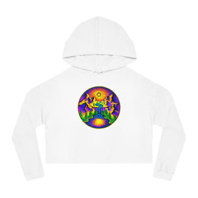 Waterfall - Women’s Cropped Hooded Sweatshirt