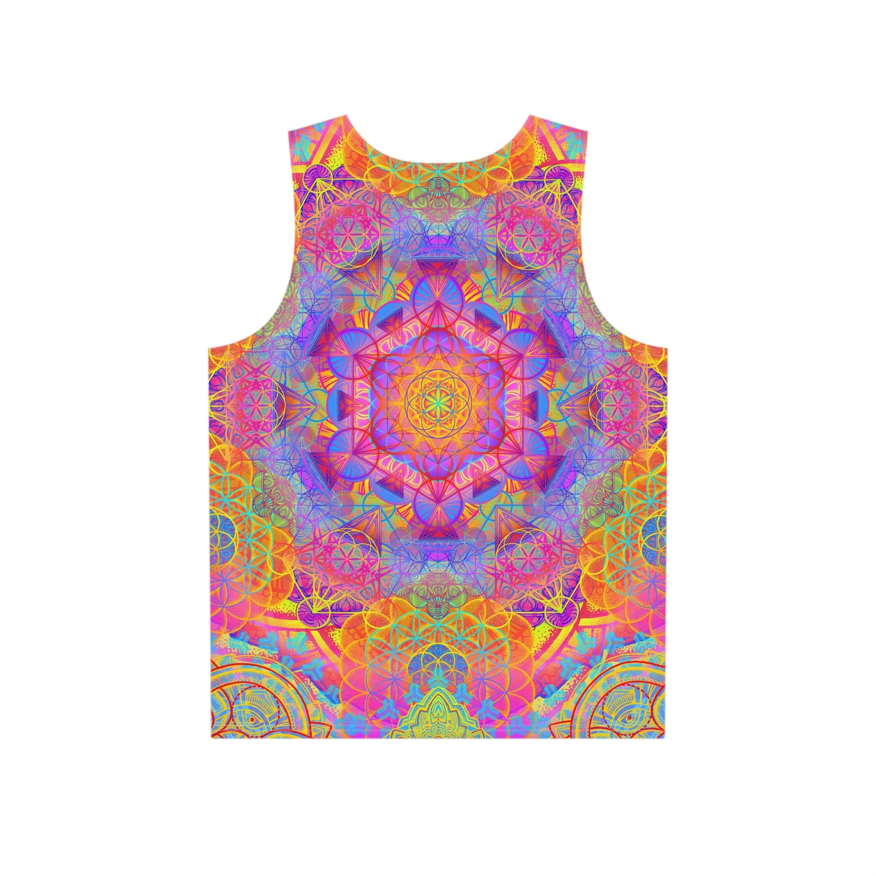 Psychedelic Flower of Life Men's Tank