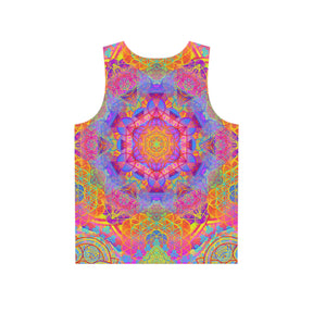 Psychedelic Flower of Life Men's Tank
