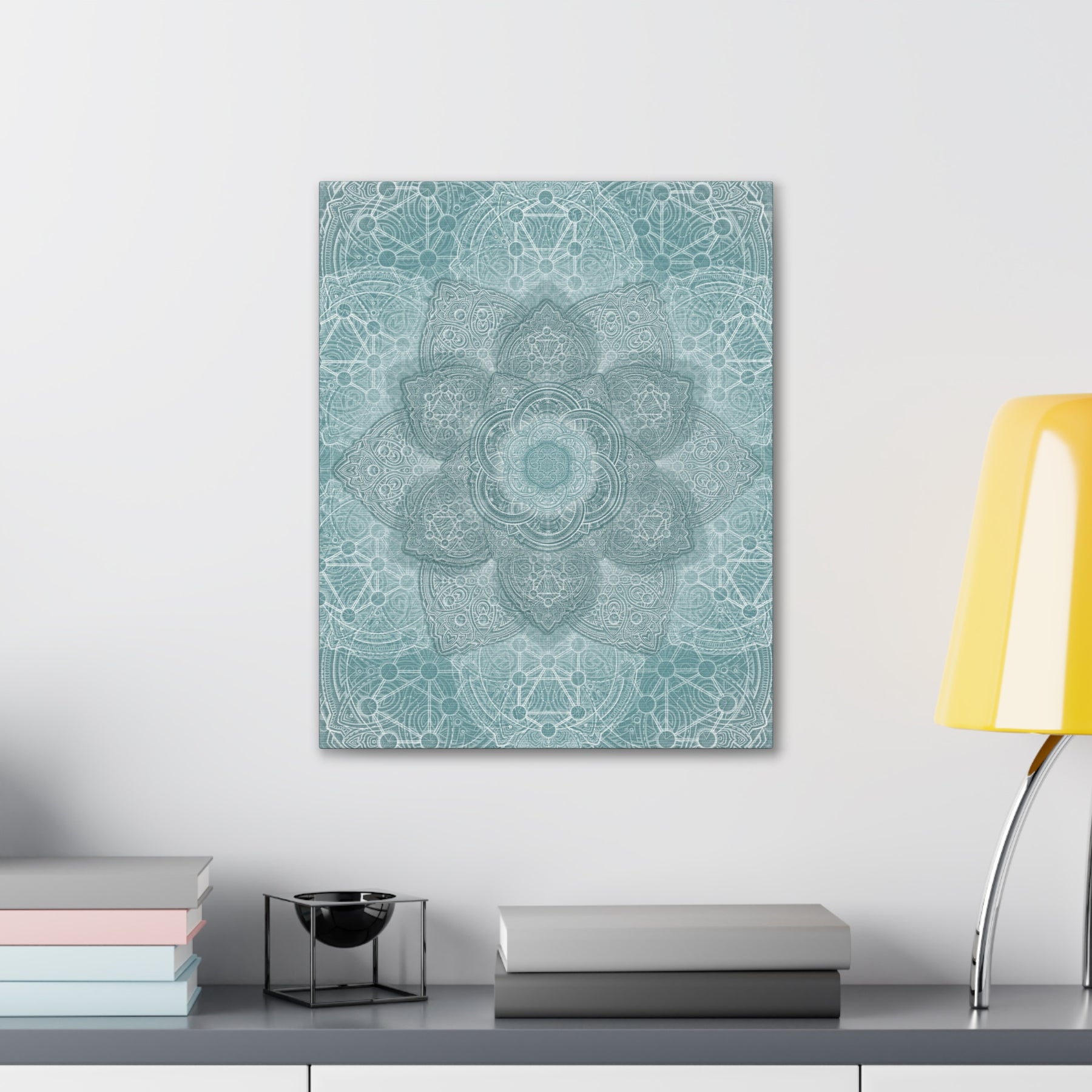 Sacred Geometry Mandal Canvas Print