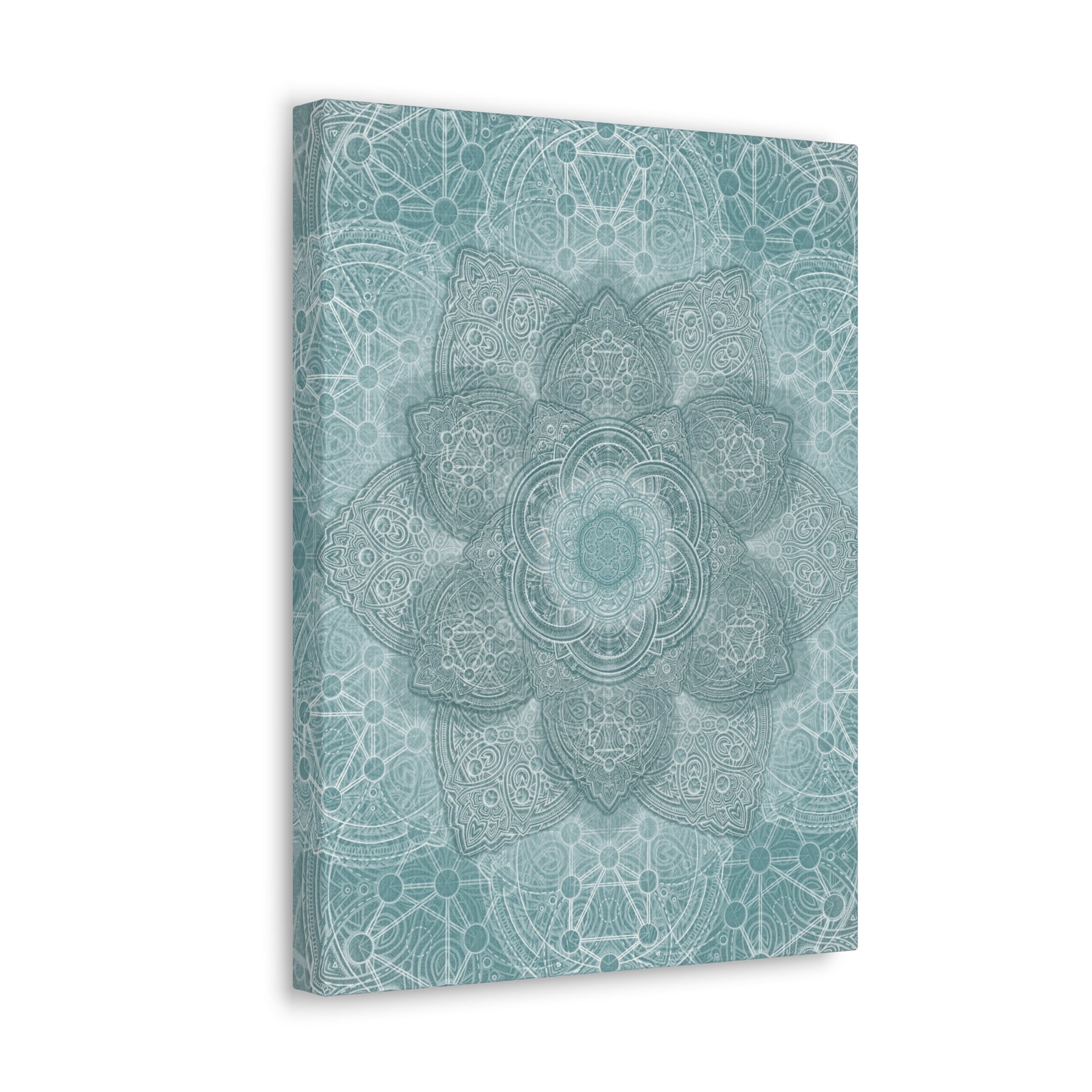 Sacred Geometry Mandal Canvas Print