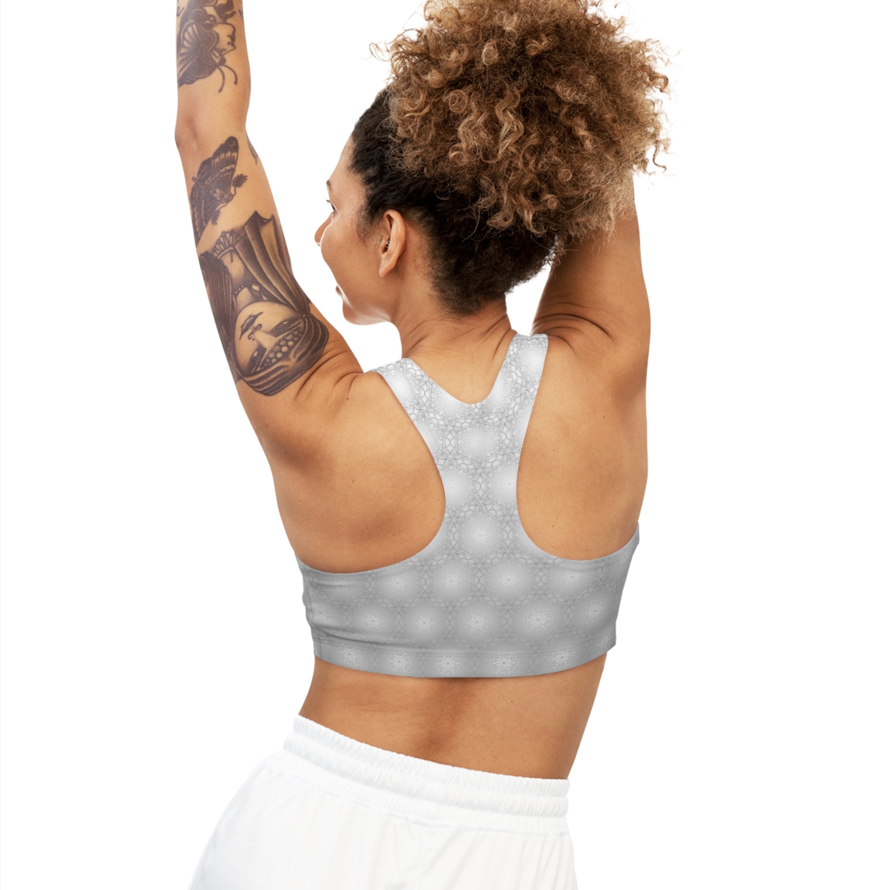 Metatron's Cube Fade Seamless Sports Bra