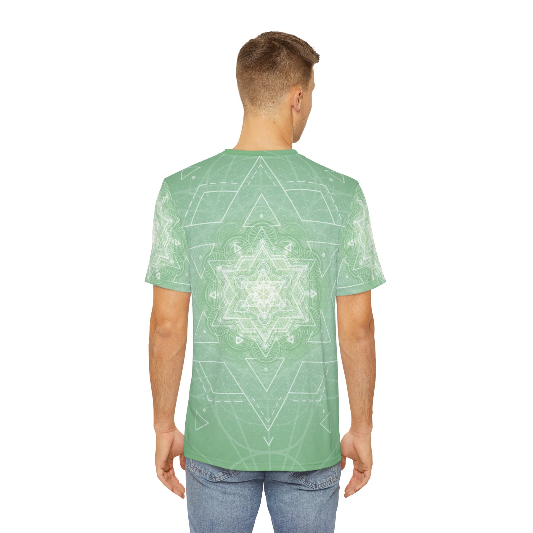 Mint Mandala - Men's Polyester Tee