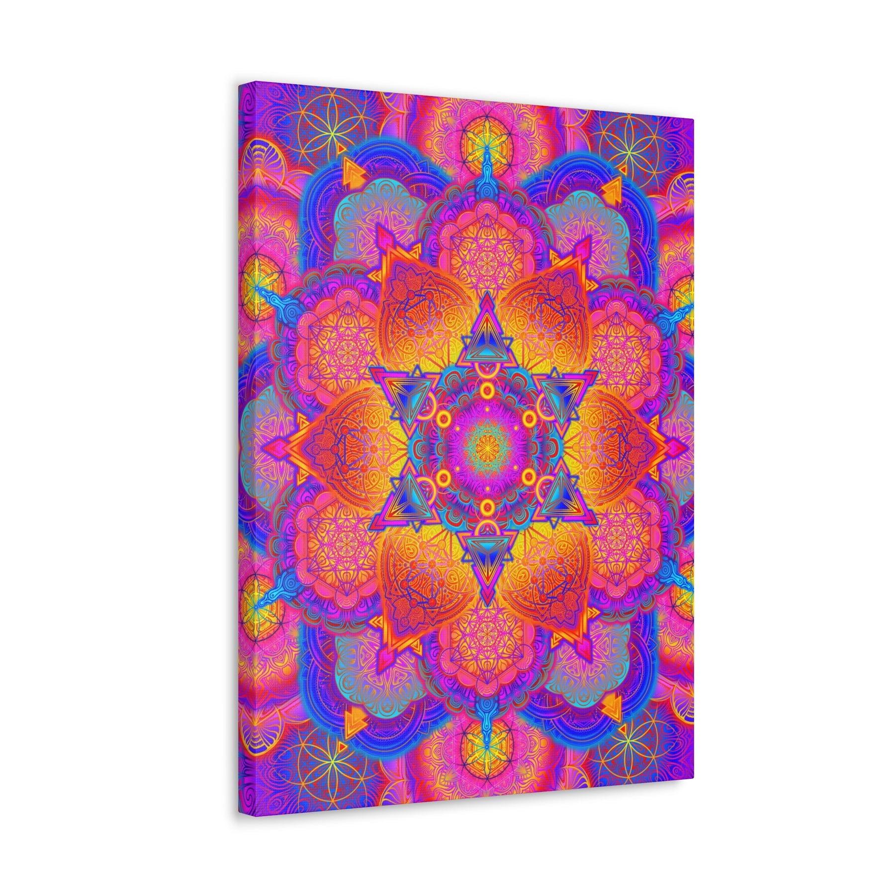 Starburst Mandala Canvas Print