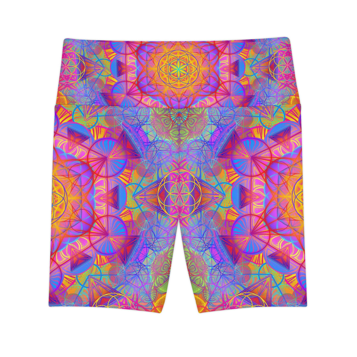 Psychedelic Mandala Workout Shorts