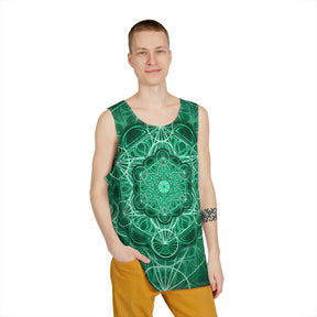 Metatron's Cube Mandala Men's Tank