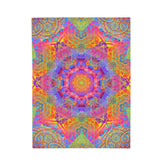 Psychedelic Mandala Velveteen Plush Blanket