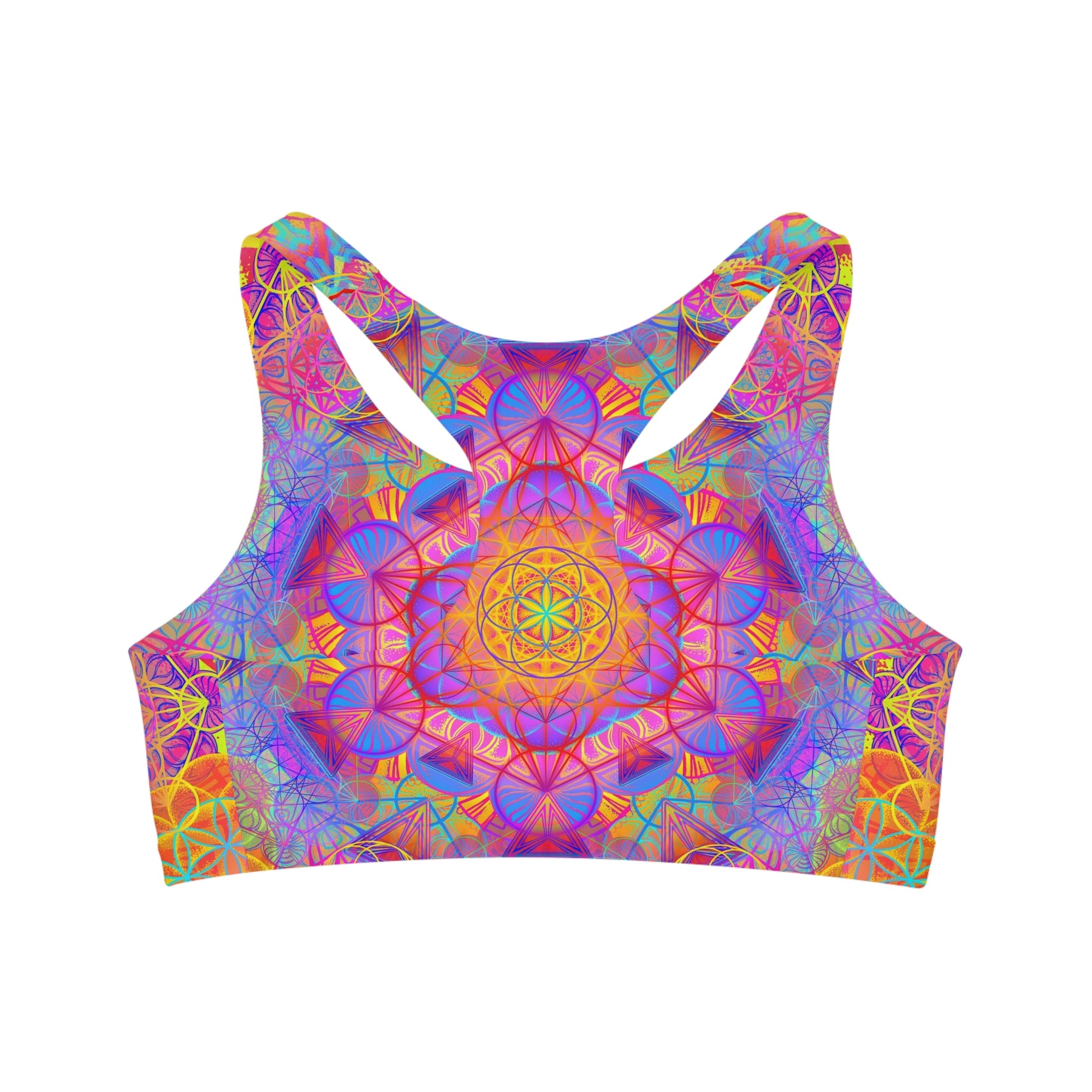 Sunrise Mandala Seamless Sports Bra