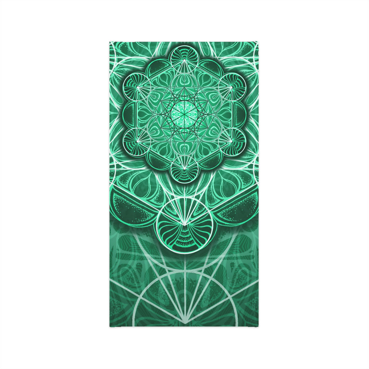 Metatron's Cube Mandala Neck Gaiter - Lightweight Stylish Face Covering for Outdoor Adventures