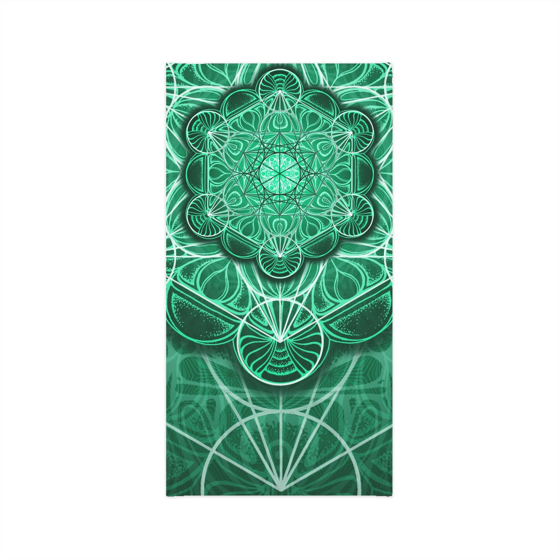 Metatron's Cube Mandala Neck Gaiter - Lightweight Stylish Face Covering for Outdoor Adventures