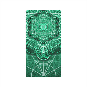Metatron's Cube Mandala Neck Gaiter - Lightweight Stylish Face Covering for Outdoor Adventures