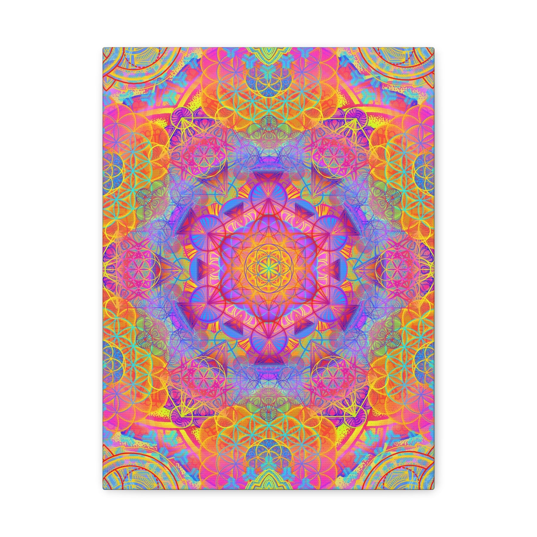 Sunrise Mandala Canvas Print