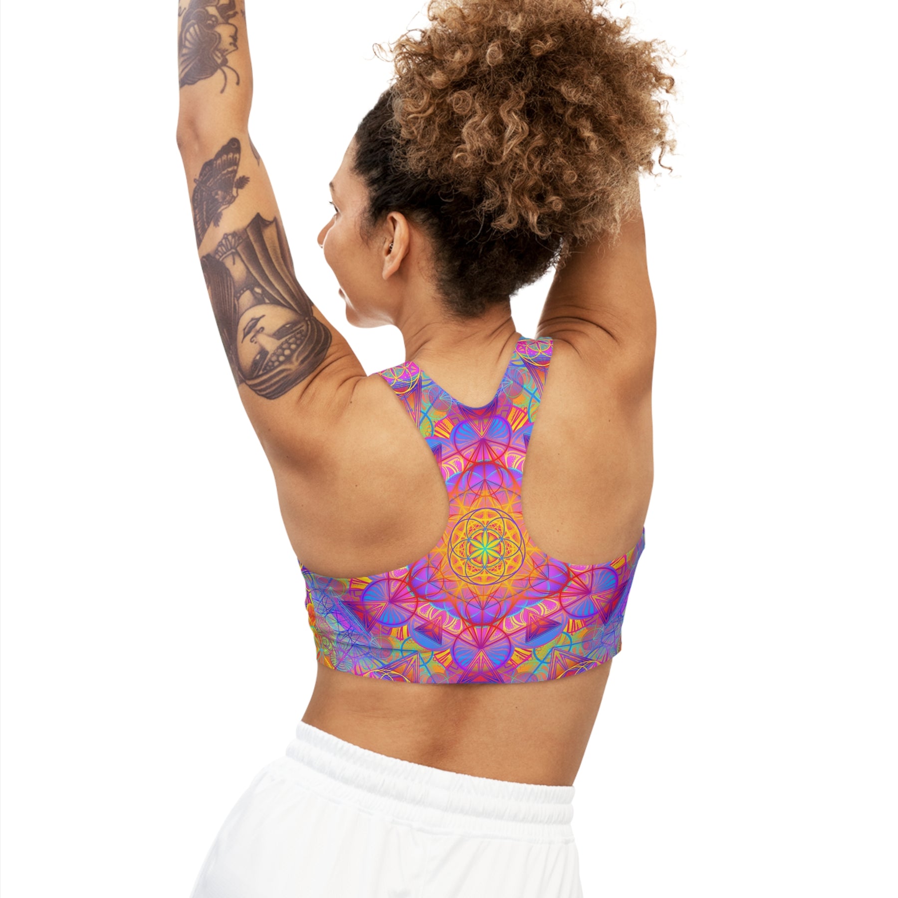 Sunrise Mandala Seamless Sports Bra