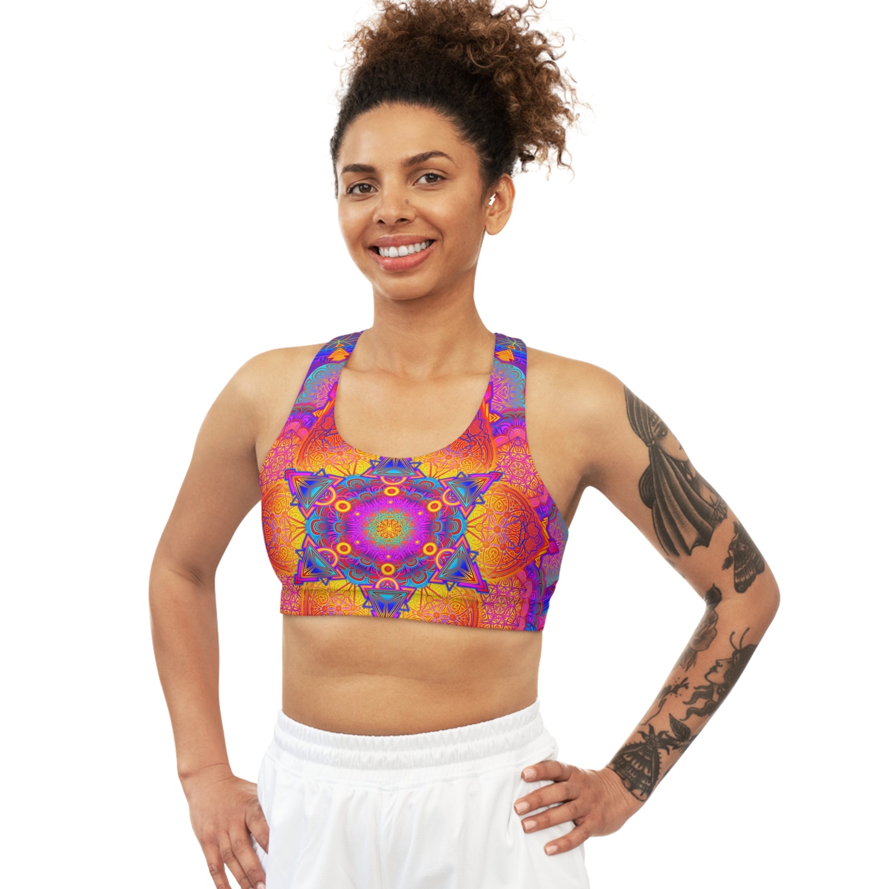 Starburst Mandala Sports Bra