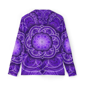 Purple Flower of Life Sun Hoodie