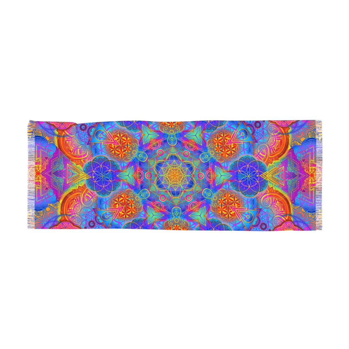 Psychedelic Sacred Geometry Scarf