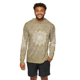 Star Tetrahedron Natural Men's Sun Hoodie