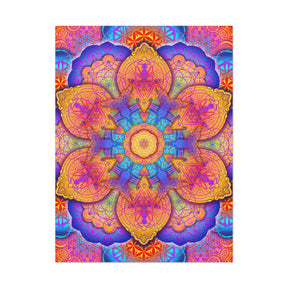 Psychedelic Mandala Canvas Print