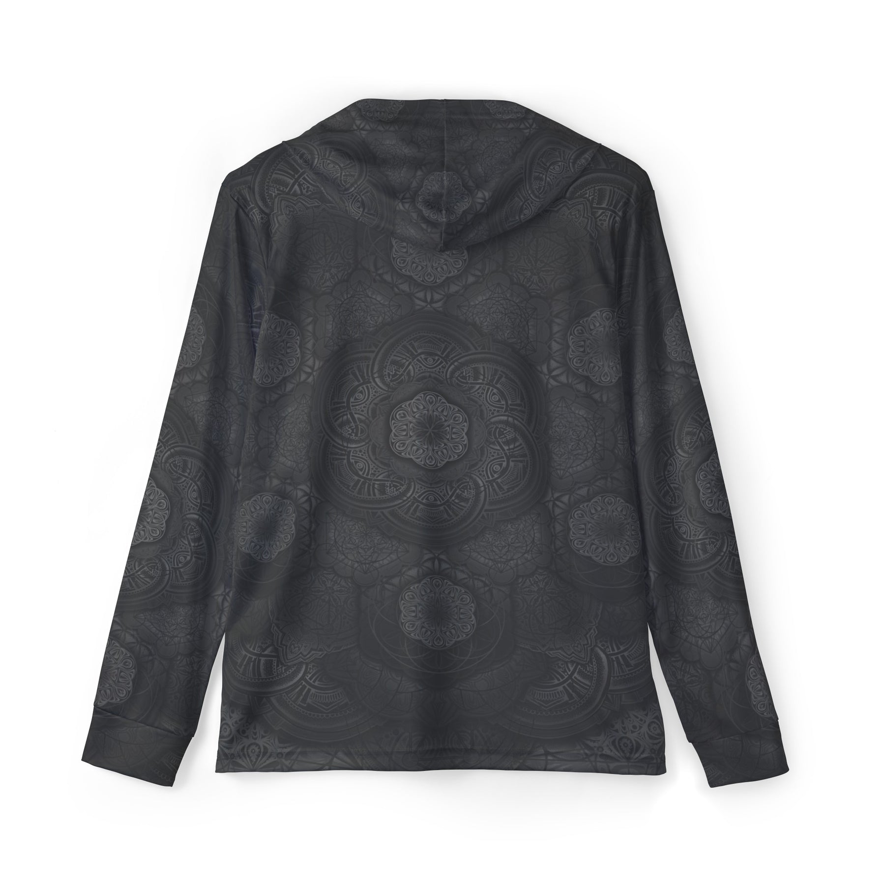 Blackout Mandala Men's Sun Hoodie