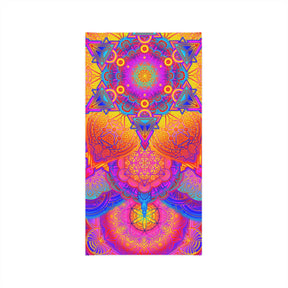 Psychedelic Mandala Neck Gaiter - Lightweight Stylish Face Covering for Outdoor Adventures