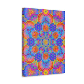 Psychedelic Metatron's Cube Canvas Print