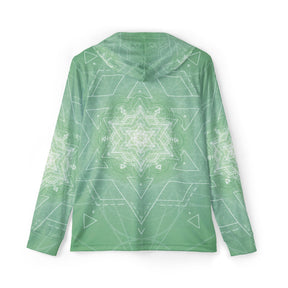 Mint Mandala Men's Sun Hoodie